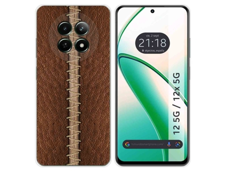 Funda Diseño Cuero para Realme 12 5G 12X 5G TUMUNDOSMARTPHONE Multicolor