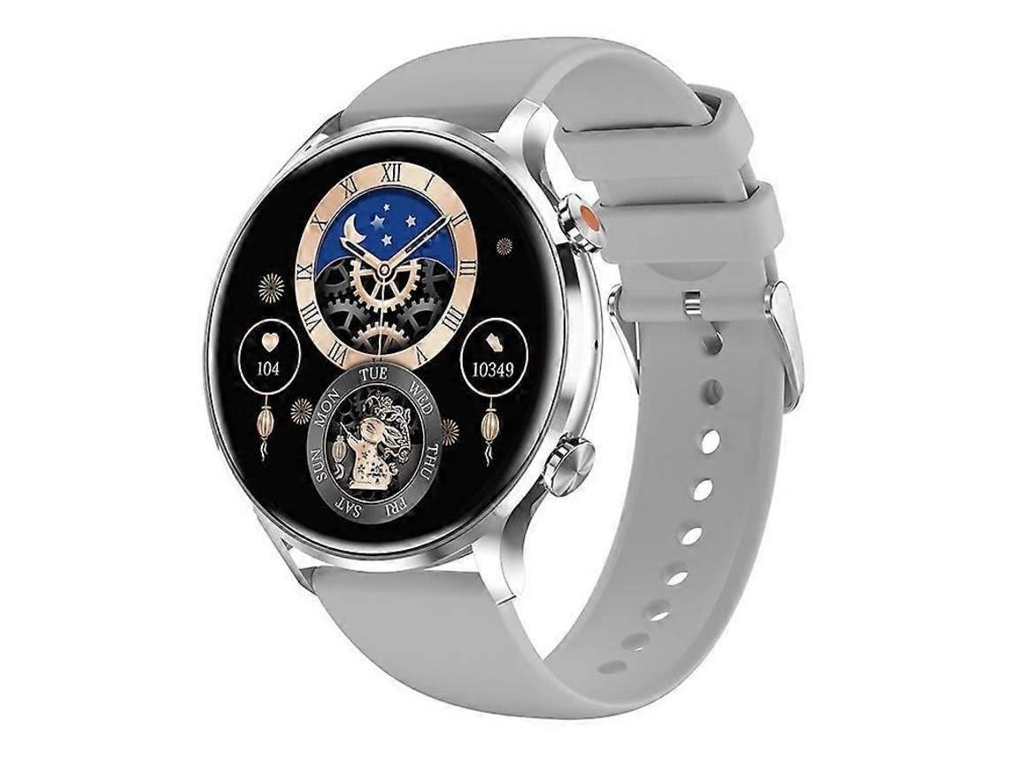Reloj inteligente ultrafino QS40 de 1,39 pulgadas con correa de silicona, monitor de salud, llamadas Bluetooth y funciones deportivas. Ly Ebike