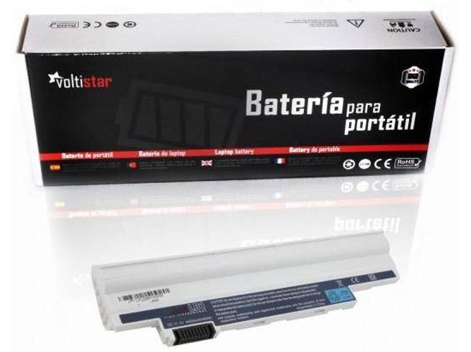 Batería VOLTISTAR Blanca para Acer One D255 D255E D260 D260E Aod260 522 Al10A31 Al10G31 Al10B31