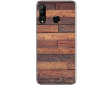Carcasa Huawei P30 Lite TUMUNDOSMARTPHONE Madera 03 Multicolor