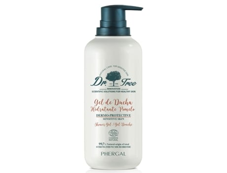 Gel de Ducha Hidratante Dr. Tree Piel Sensible Pomelo 500 ml