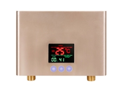 Calentador de agua sin tanque, calentador de agua eléctrico instantáneo con inteligencia de seguridad avanzada, diseño portátil, eficiencia energética para la cocina.