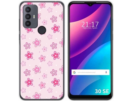 Carcasa para TCL 30 SE TUMUNDOSMARTPHONE Dibujos Flores Multicolor