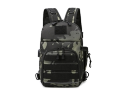 Mali mochila com Porta de Carregamento Usb Bolsa Tática Transversal Pequena para Hiking Trekking Pesca Homens Mulheres