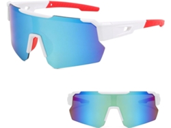 Gafas De Sol Polarizadas Para Ciclismo Para Hombres Y Mujeres Protección Uv Gafas De Sol Para Deportes Al Aire Libre Blanco Rojo Gertiz
