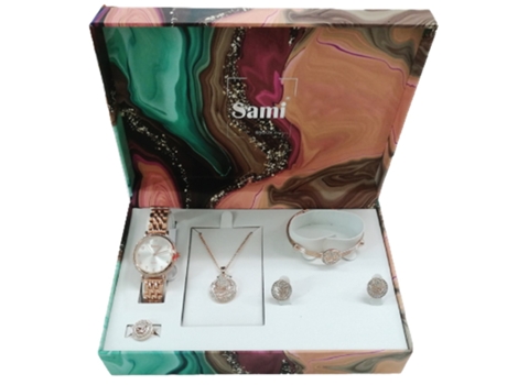 Reloj Samiconjunto con joyas RSM-43837-1