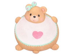 Adorno de oso de resina con contenedor de almacenamiento