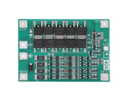 TRUYUETY Placa de Protección para Batería de Litio 4S 40A 16,8V CC con Versión Balanceada y Módulo en Resina