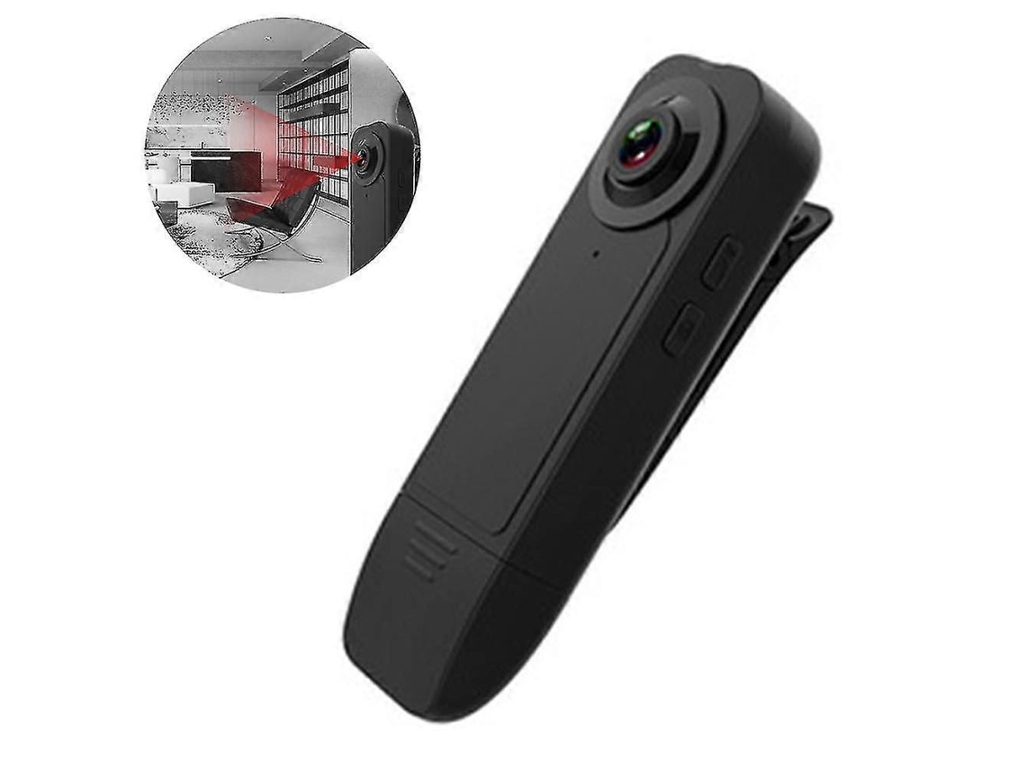 Minicámara portátil de bolsillo con clip para sujetar, grabación 1080p TAISHENGDA