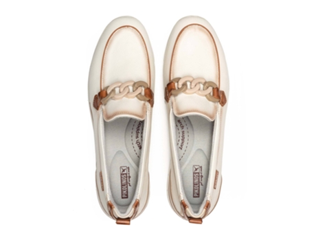 Mocasines de Mujer PIKOLINOS Cantabria Blanco (41)