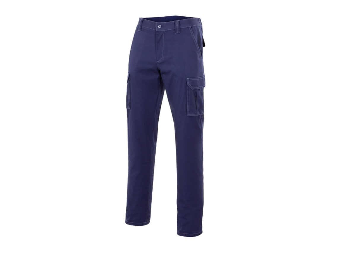 Pantalon Poliester / Algodon 240 Gr Azul Marino VELILLA