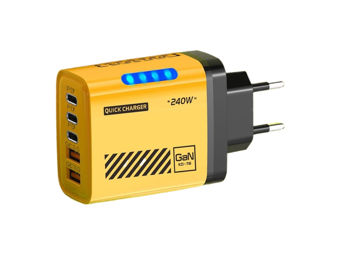 Carregador Usb Formato Cubo Portátil 5 Entradas, Adaptador Pequeno Para Viagens, Ambientes Internos, Externos, Casa E Escritório.