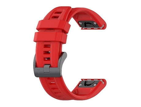 Correa De Reloj Inteligente Para Garmin Forerunner 945 Correa De Reloj Roja De Color Sólido De Silicona De 22 Mm VENISYMLIS