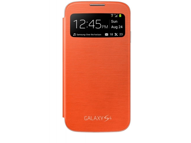 Funda SAMSUNG Galaxy S4 S-View Naranja