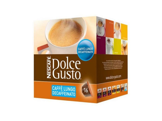 Cápsulas de Café NESCAFÉ DOLCE GUSTO Caffé Lungo Decaffeinato