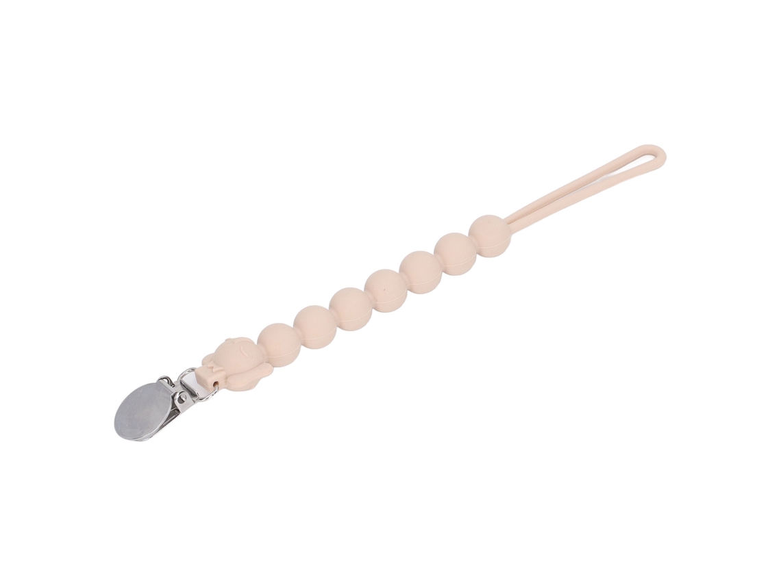 Yncm-cadena De Chupete Mordedor De Silicona Para Bebé, Clip Mordedor En Una Pieza, Cuentas Mordedor Bebé