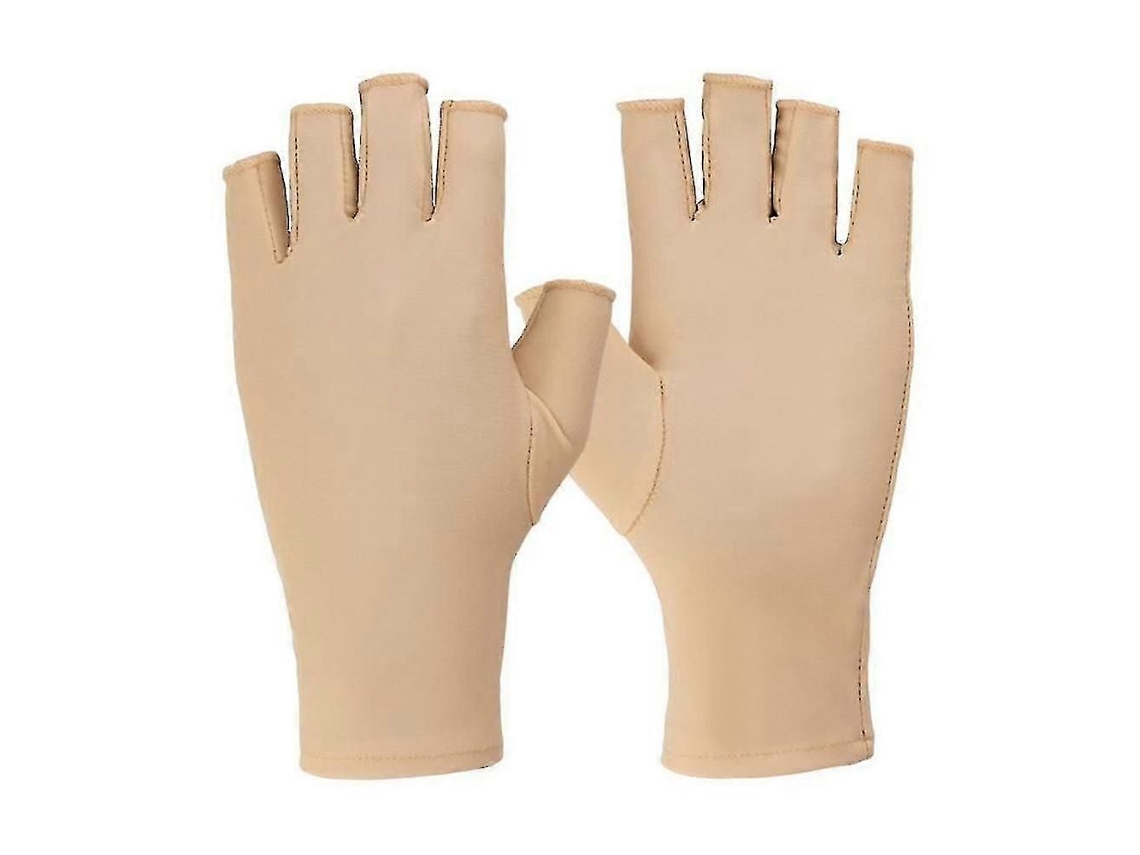 Proteção Uv Luvas de Meio Dedo Manicure Gel Gel Lâmpada de Unha Dirigindo Luvas Esportivas GOKOCO