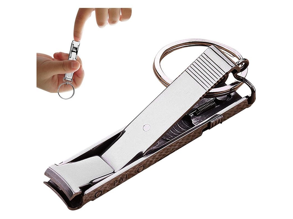 Tijeras De Uñas Plegables - Acero Inoxidable Para Uñas Acrílicas Con Lima De Uñas