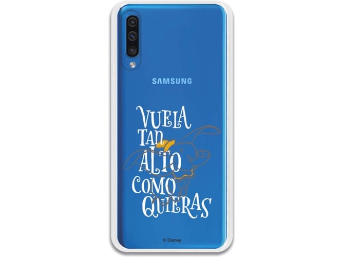 Carcasa Samsung Galaxy A50 DISNEY Dumbo Vuela Gris