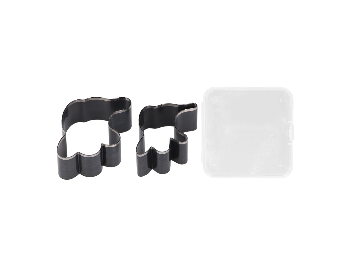 Juego De 2 Troqueles De Corte De Cuero Ghost, Herramientas De Artesanía De Acero Aleado