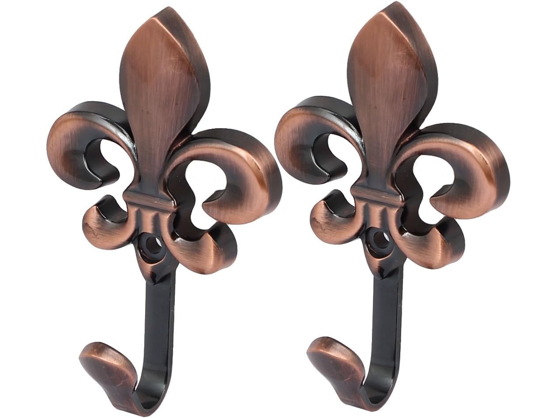 Gancho Individual De Metal Con Forma De Flor Para Colgar En La Pared
