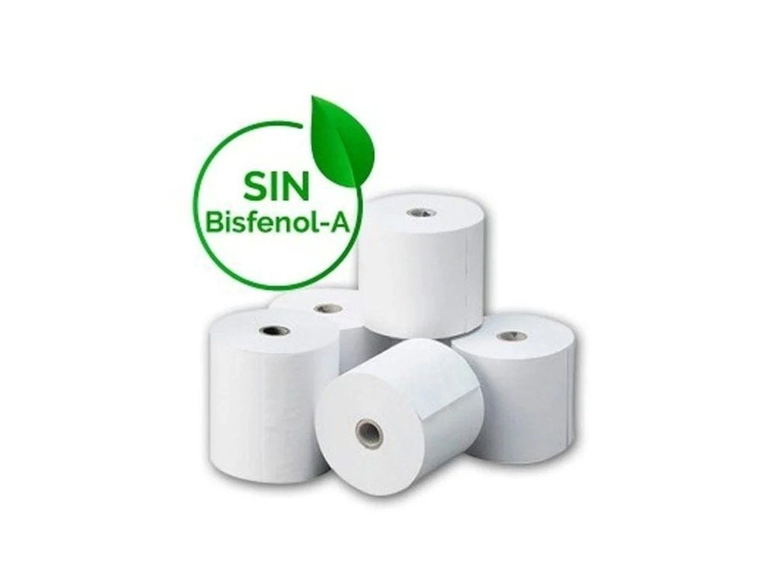 Rollo Papel Térmico Genérico 80X55 8U Bpaf/ 80 X 55Mm/ 8 Unidades GENERICO