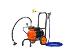 Equipo de pintura sin aire de 900 W con pistola, extensión, manguera y máquina de limpieza ultrasónica Tekmaquinas