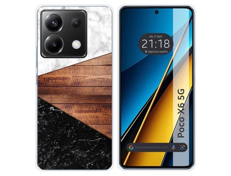 Funda Silicona para Xiaomi Poco X6 5G diseño Mármol 11 Dibujos TUMUNDOSMARTPHONE