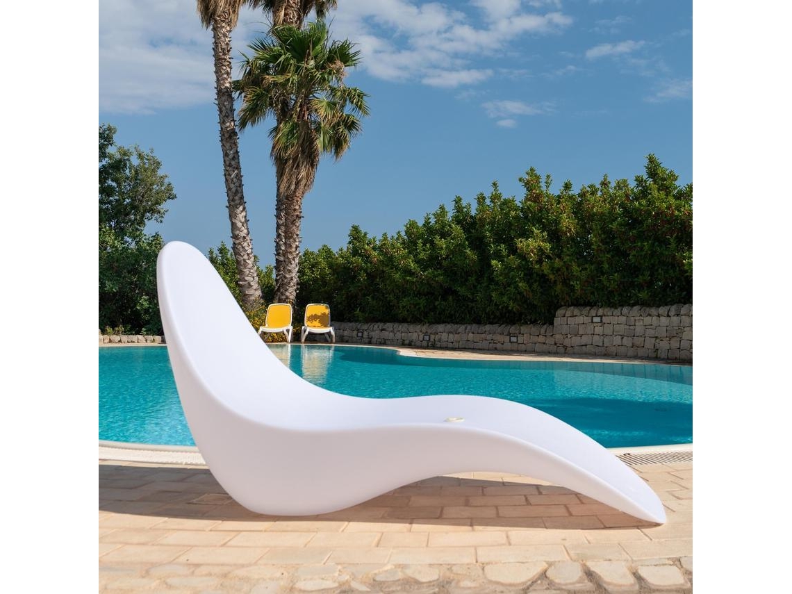 Silla SINED Sirio (Blanco - Polietileno - 178x62x91 cm)