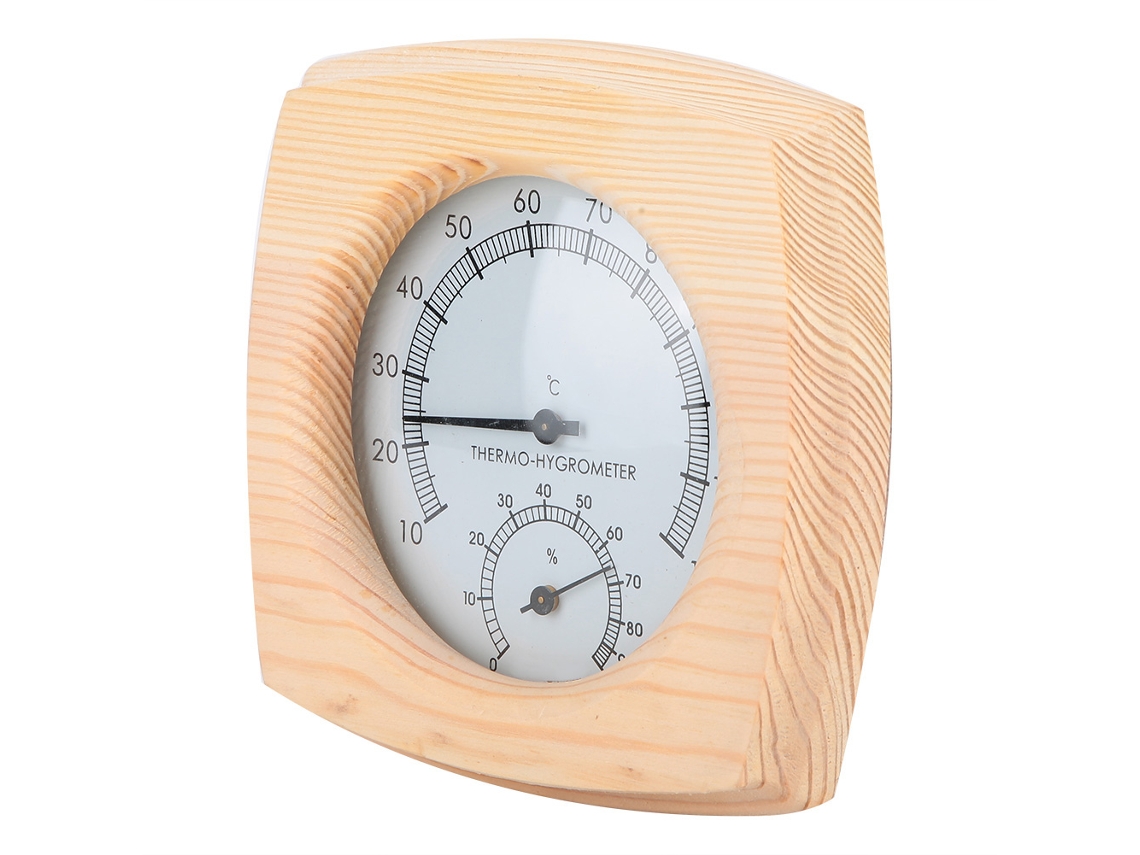 Termómetro digital para sauna, higrómetro de humedad y temperatura