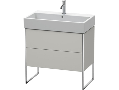 DURAVIT XSquare Vanity unit vertical 78,4x 46,0 cm, 2 cajones, para lavabo Vero Air 235080