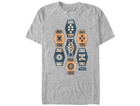 Camiseta Unisexo DEEPSTONE Sabacc Solo Star Wars brezo atlético (XXL)