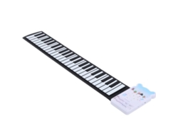 Piano de 49 teclas incorporado 8 tipos de sonido Altavoz portátil incorporado Piano Piano de mano flexible Flexible