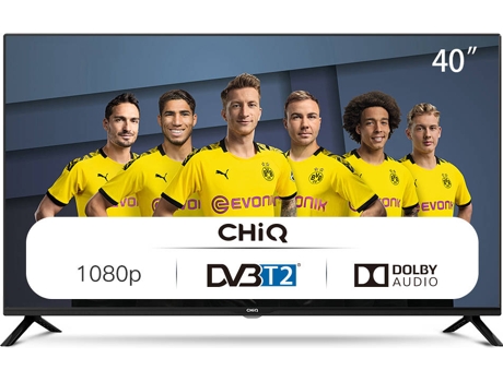 Chiq L40g4500 Televisor led lcd 40 pulgadas sintonizador triple dvbtt2cs2 reproductor multimedia mediante puerto usb dolby audio 3 conexiones hdmi 2 direct fullhd tv x