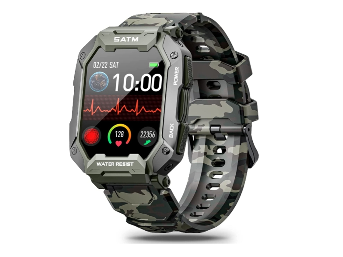 Smartwatch YIZHOOD TE467 (Android e IOS - Verde)