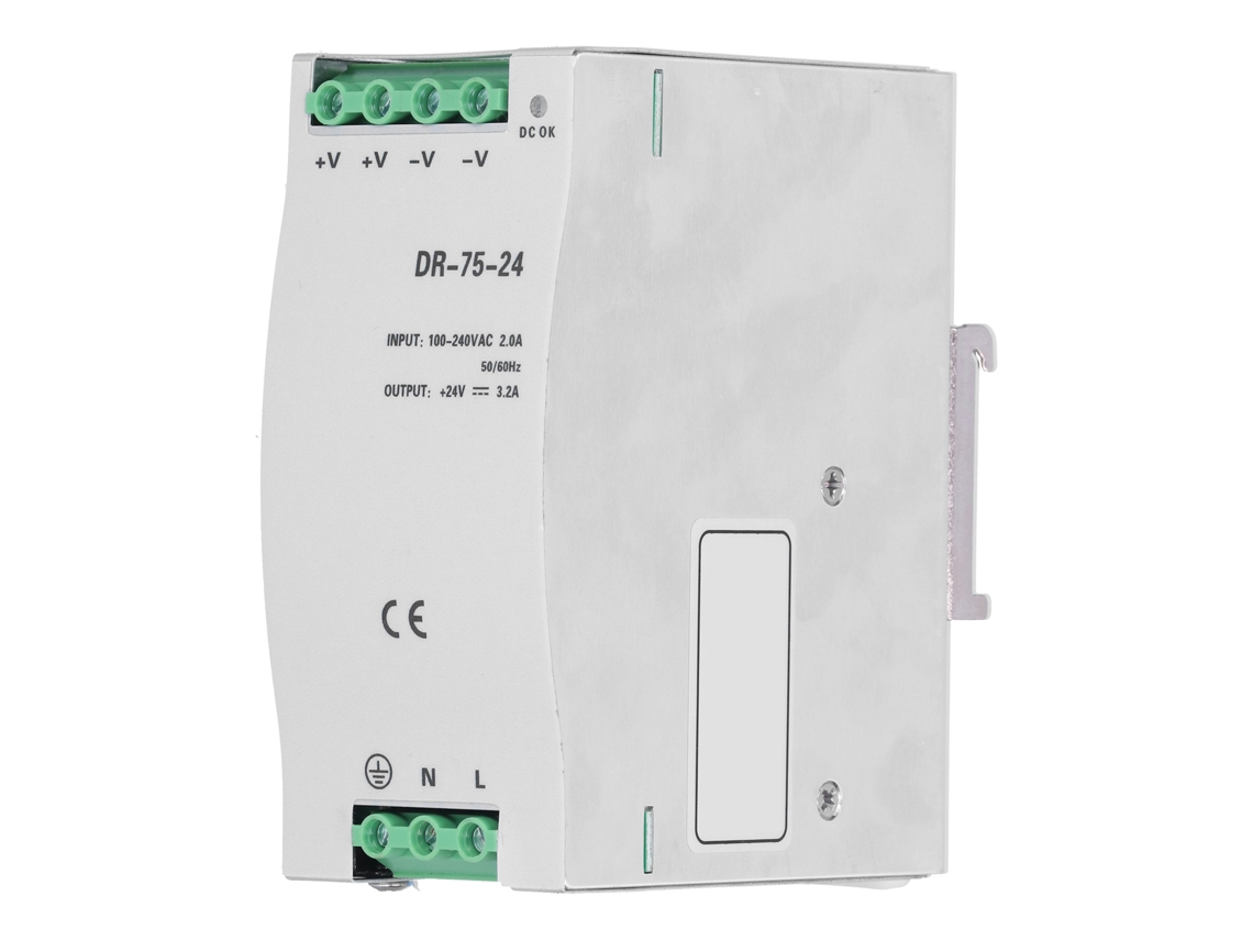 Fuente De Alimentación Berm Dr7524 Dinrail Interruptor Transformador Driver 100-240vac