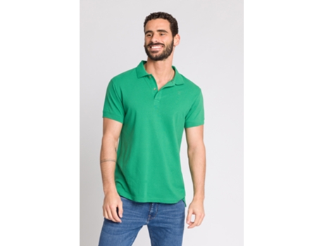 Polo de Hombre THROTTLEMAN Algodón Verde (2XL)