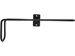 Estantería De Almacenamiento Organizada De Pared Negra En Acero Pintado.
