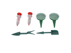 6 Piezas Mini Semillero Manual Portátil Ajustable Herramienta De Siembra Para Jardinería