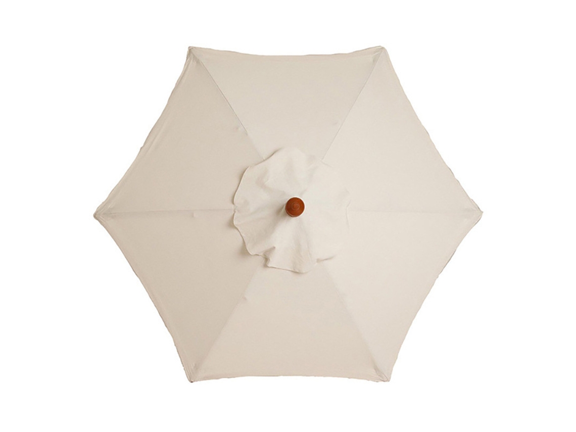 Sombrilla impermeable para patio al aire libre, sombrilla para cafetería, jardín, protector solar, 3 metros, 6 varillas. Marca no disponible.