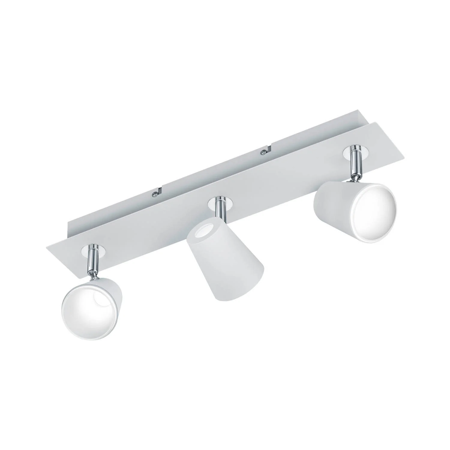 LÚZETE Proyectores 3 Luces Cleon Blanco 6W 3000K