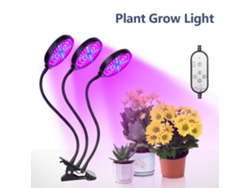 Lámpara De Cultivo Usb Con Clip, 5 Niveles De Brillo, Temporizador De 4/8/12 Horas, Espectro Rojo Y Azul.
