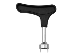 1 Chave De Pino Para Sapato De Golfe Para Instalar E Remover Pinos Preto Tamanho Único
