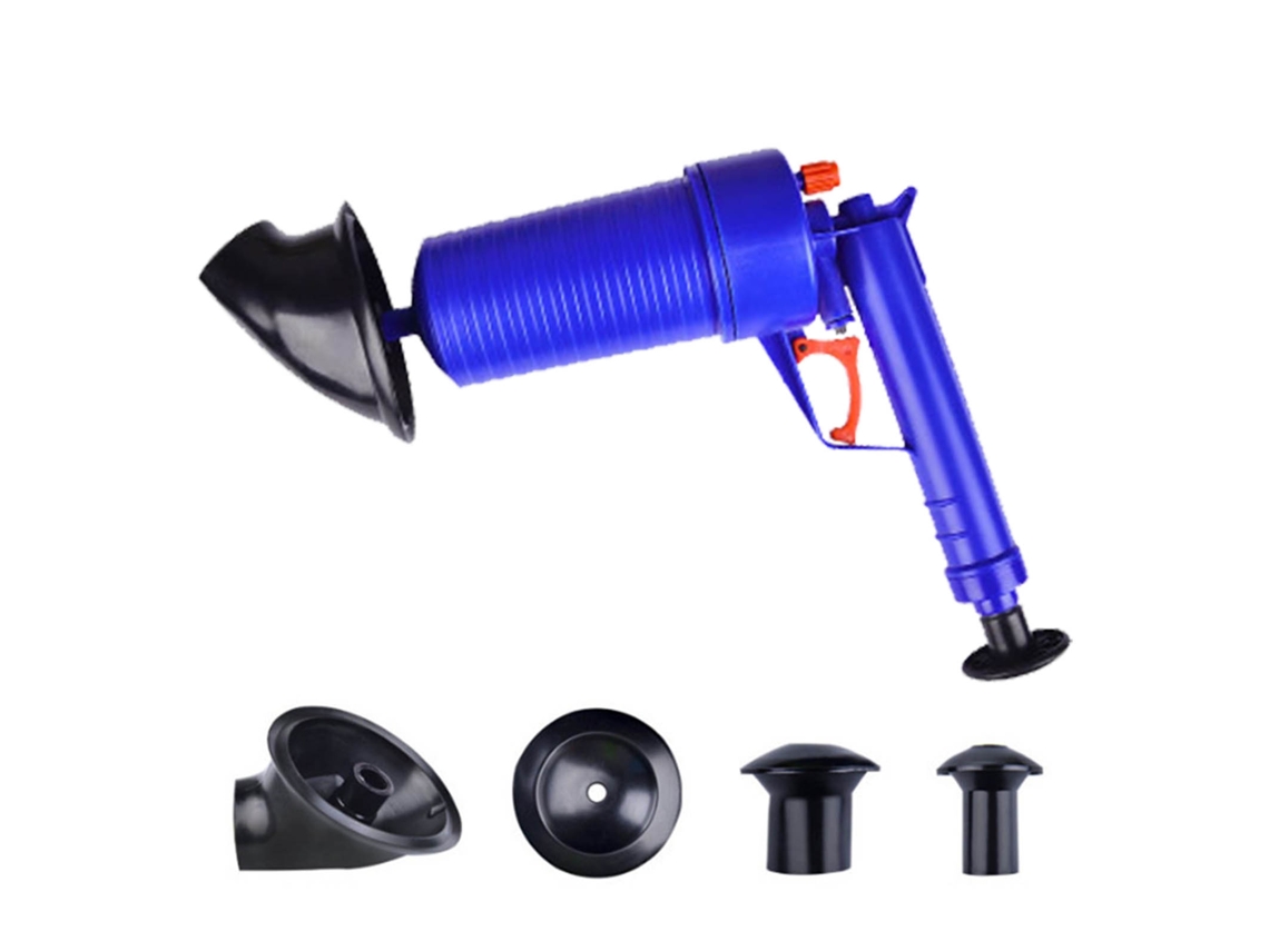Tubo Desatascador De Alta Presión Para Inodoro, Lavabo Y Baño, Azul Oscuro