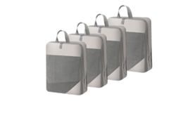 Juego De Organización Para Clasificar Ropa De 4 Piezas, Cubos De Embalaje Para Viajes Que Ahorran Espacio CHRUI Beige