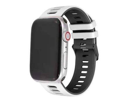 Correa para Apple Watch Series 7 45mm Blanco y Negro