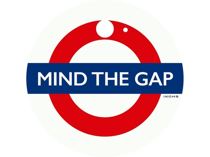 Vinilo para Aspirador CREATE "Mind the Gap" (Compatible con Netbot S15 / S15 2.0)