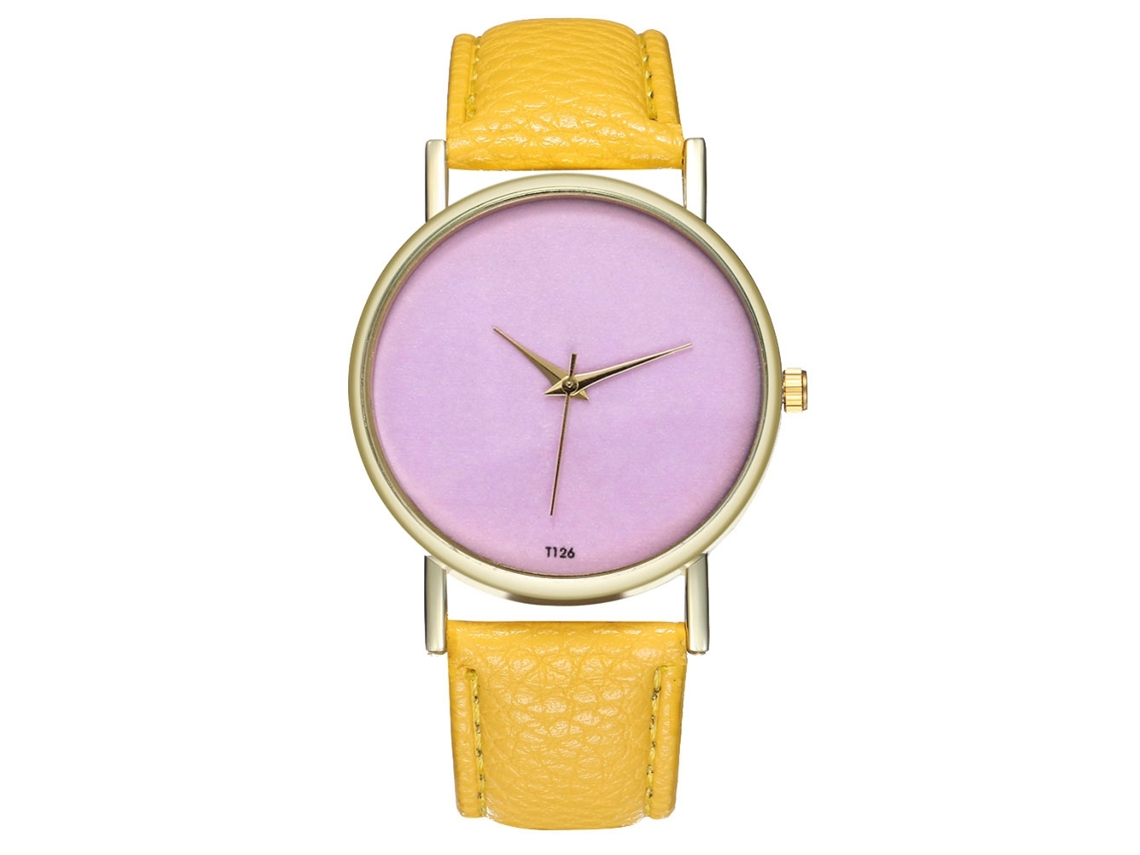 Reloj De Pulsera De Silicona Para Mujer Con Esfera Redonda, Cuarzo Oro Rosa, Estilo Casual.