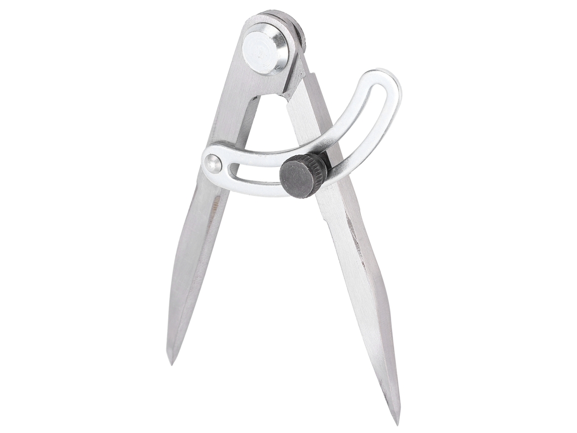 Compás De Acero Ajustable Para Marcar Círculos Con Lápiz, 125 Mm, Herramienta Para Manualidades.