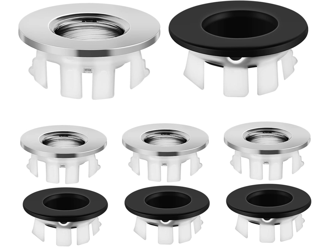 Juego de 8 piezas: tapones para desagüe, tapas para orificios y accesorios para fregaderos de cocina...